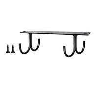 Toyvian Soporte para Tazas de Cocina Negro, Colgador Debajo del Armario Tornillos, Organizador de Tazas para Hogar, Oficina y Cafetería, Gancho para Vasos y Portavasos de Café