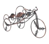 Toyvian Soporte para Vinos de Metal Resistente Botellero de Escritorio Vintage para Almacenamiento de Vino Tinto Expositor Decorativo para Barra y Comedor Soporte Moderno para Botellas