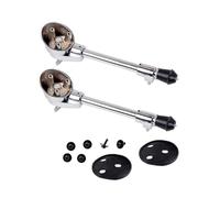 Toyvian Soportes Ajustables Para Patas De Batería, Juego De 2 Patas De Bombo Antideslizantes De Material Inoxidable, Repuestos Para Batería, Accesorios Para Percusión Profesionales