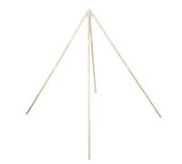 Toyvian Soportes Triangulares de Madera Maciza para Carpas Infantiles, Varillas Redondas para Tiendas Tipi, Accesorios Resistentes para Casitas de Juegos en Interiores y Exteriores