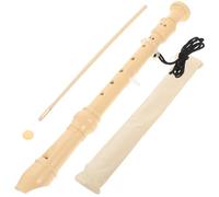 Toyvian Soprano Recorder Para Principiantes Instrumento Musical De Flauta Dulce Para Niño Niña Para Educación Musical Incluye Funda De Almacenamiento
