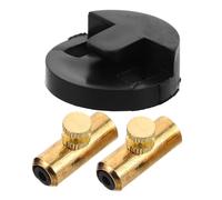 Toyvian Sordina Para Violonchelo Metálica Ajustable 3 Piezas - 2 Reductores De Tono y 1 Inhibidor De Sonido Para Práctica y Ensayos, Accesorios Para Violonchelistas Profesionales