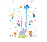 Toyvian Tabla De Crecimiento Para La Pared Etiqueta De La Pared De Gráfico De Altura Tabla De Altura De Elefante Etiqueta Engomada Del Arte Pegatinas Cuarto De Los Niños Gobernante