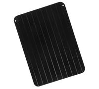 Toyvian Tabla para Descongelar de Aleación de Negra, Bandeja de Descongelación Rápida Fácil de Limpiar y