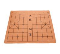 Toyvian Tablero de Ajedrez Chino de Doble Cara de PU, Plegable y Portátil, Tamaño 19x19 para Go y Xiangqi, Tapete Resistente y Enrollable, Juego Creativo para Estudiantes y Adultos,