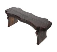 Toyvian Taburete Madera Maciza Estilo Japonés Pequeño Multifuncional Banco de Meditación Portátil para Dormitorio Oficina Entrada y Sala de Té Soporte Ergonómico y Versátil