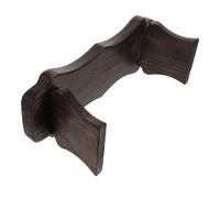 Toyvian Taburete Madera Maciza Japonés Pequeño Banco de Meditación Vintage Multifunción para Entrada Sala de Té Oficina y Dormitorio Reposapiés Compacto y Resistente