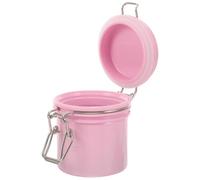 Toyvian Tanque de Almacenamiento Sellado para Pegamento de Pestañas 200 Ml Color Rosa Frasco Hermético para Extensiones de Pestañas Contenedor Práctico para Uso en Salón y Hogar