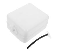 Toyvian Tanque de Gasolina para Minimoto, Botella de Gasolina para Bicicleta, Plástico, 2l, Blanco, 47/49cc, para Mini Bike y Rocket Scooter, para Rutas Largas y Viajes Reutilizable