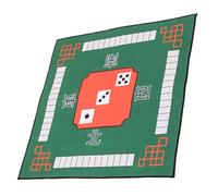 Toyvian Tapete Antideslizante para Mesa de Póker y Juegos de Dominó, Mantel Cuadrado de Goma Verde, Grueso Efecto Decorativo para Uso Doméstico