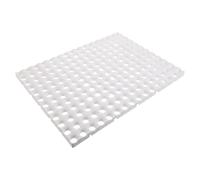 Toyvian Tapete para Jaula de Conejo y Cobaya con Agujeros Redondos de PP Blanco, Antideslizante y Reduce Problemas de Patas, Adecuado para Jaulas de Conejos y Exteriores