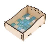 Toyvian Tapete Refrescante Portátil de Madera para Hámster y Ardilla, Cama Ligera y Transpirable Adecuado para Verano y Almacenamiento Diario