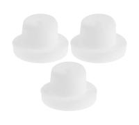 Toyvian Tapón de Goma para Congelador Horizontal, 3piezas, Redondo, Hermético y Resistente a Fugas, Protección contra Suciedad, para Refrigerador y Cocina en Casa