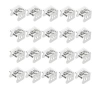 Toyvian Tapones De Sellado De Acero Inoxidable 28 Mm para Extremos De Barra De Cortina, 20 Unidades, Remates Resistentes y Prácticos para Rieles De Cortinas Sala, Dormitorio y Oficina