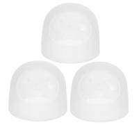 Toyvian Tapones Para Biberones De Cuello Ancho Para Bebés, Conjunto De 3 Piezas, Plástico Seguro, Tapas Anillo Giratorio a Prueba De Fugas, Accesorios Para Alimentación y Protección Contra Polvo