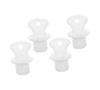 Toyvian Tapones para Bolsa de Agua Caliente Pequeña, 4 Piezas de Plástico Resistente, Sellador Térmico Seguro y Compatible para Terapias de Calor, Accesorios para Bolsas Térmicas de Salud