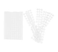 Toyvian Tarjeta de Colores para Uñas de Plástico Blanco Base Clara, Práctica y Portátil, 4 Juegos 480 Piezas, Adecuado para Salón de Decoración de Uñas y Aprendizaje de Manicura