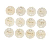 Toyvian Tarjetas De De Tarjetas Barriga Del Diseño Adorable Conmemorar Primer Año