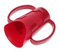 Toyvian Taza para Pacientes Discapacitados Vaso Antiderrame de Plástico Ligero Diseño de Boca Inclinada y Asas Dobles para Prevenir Asfixia y Facilitar la Bebida