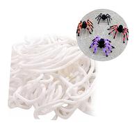 Toyvian Telaraña De Halloween Red De Araña para Halloween Telaraña Víspera De Todos Los Santos Suministros Decoración Festiva