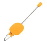 Toyvian Tenedor para Pájaros Pequeños de Acero Inoxidable, Porta Golosinas Multifuncional para Jaulas, Soporte para Frutas, Verduras y Maíz, Comedero para Loros y Periquitos, Fácil