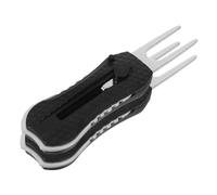 Toyvian Tenedor Verde Golf Esencial de Golf Tenedor de chuleta Verde fijador de chuletas Cruzar Negro