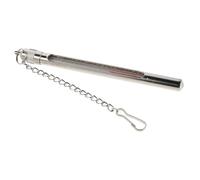 Toyvian Termómetro de Agua para Pesca y Medidor de Temperatura Manual 0-60°C, Flotante de Metal Plateado para Estanques, Ríos y Senderismo