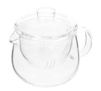 Toyvian Tetera de Vidrio Transparente 300 Ml para Té Suelto Resistente al Calor para Infusiones de Frutas y Flores Adecuado para Té Kung Fu y Medicina Herbal