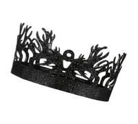 Toyvian Tiara Vintage Negra de Aleación para Fiesta y Teatro, Accesorio Retro para Cumpleaños y Eventos Obsequios