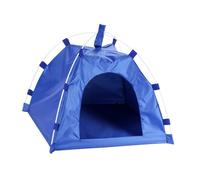 Toyvian Tienda De Campaña para Mascotas De Oxford Plegable Varilla De Fibra Desmontable para Dormir para Cachorros y Gatitos Suministros De Viaje