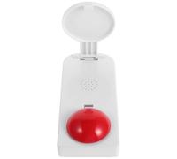 Toyvian Timbre de Juego Sonido para Actividades Interactivas, Botón de Timbre Rojo sin Batería, Zumbador para Programas y Juegos Educativos en Aula, Accesorio para Concentración