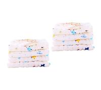 Toyvian Toalla De Cara De Bebé 8 Piezas Pequeño Pañuelo Toallas Cuadradas La Burbuja Bebé Bufanda Toallita De Bebe