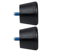 Toyvian Topes de Goma Negro para Patines de Ruedas Paralelas | Piezas de Repuesto, Instalación Sencilla, Apoyo de Equilibrio, para Pista Interior y Práctica Inicial