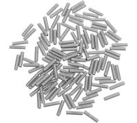 Toyvian Tornillos Prisioneros Paquete de 100piezas sin Cabeza de Acero al Carbono Diseño de Extremo Cóncavo, Precisión para Proyectos Industriales y Automotrices