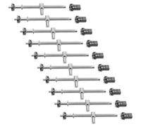 Toyvian Tornillos Tensor Ajustador de Cadena para Motosierra 10 Juegos Metálicos de Repuesto Resistentes a Vibraciones Compatibles Múltiples Modelos Ideales para Jardinería y Uso