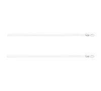 Toyvian Varilla para Cortinas Verticales de Acrílico Transparente 30 CM, Paquete de 2, Barra de Tracción Ergonómica para Persianas en Habitaciones y Oficinas