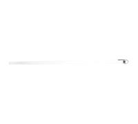 Toyvian Varilla para Tirar de Cortina Acrílica Transparente 12 Mm, 50 Cm, Barra de Cortina para Ventanas y Puertas Corredizas, Uso en Hoteles y Hogar, Barra de Tensión Versátil