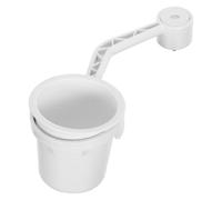 Toyvian Vaso de Algodón Dental para Silla Base Antideslizante, Accesorio de Repuesto de Plástico Blanco para Consultorios Dentales y Procedimientos Clínicos