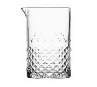 Toyvian Vaso Mezclador de Cóctel de Cristal Fondo Grueso, 700 Ml, Vaso Agitador para Bar en Diseño Estrella Brillante, Adecuado para Mezclar Bebidas y Cocteles Profesionales