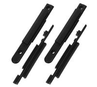Toyvian Wall Barrier Retractable Belt Receiver Clip 4PCS ABS Accessories for Crowd Management in Exhibition and Theater Settings with Versatile Use