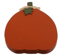 Toyvian Wooden Thanksgiving Pumpkin Tabletop Ornament Hand Carved Rustic Fall Harvest Festival Decor Farmhouse Autumn Centerpiece For Indoor Outdoor Use