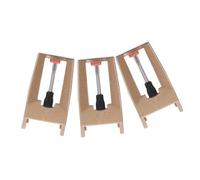Toyvian y Compatible para Tocadiscos de Vinilo Fácil de Instalar 3 Agujas Doradas Núcleo de Rubí Reproductores de Vinilos