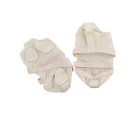 Toyvian Zapatos de Baile Punta Abierta Elásticos Color Piel Talla L Calcetines de Ballet Suaves y Resistentes para Gimnasia Yoga y Danza Calzado Cómodo Suela Flexible para