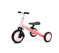 TOYZ - Bicicleta de Equilibrio 4 En 1 para Niños, Triciclo, Bicicleta Infantil, Juguete para Montar - Juguete para Niños de 1 Año, Regalo para Bebés con Sillín y Manillar Ajustables - Fox Rosa