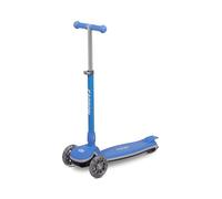 TOYZ Carbon - Patinete para niños Mayores de 3 años - Patinete de Tres Ruedas - Control de Equilibrio Corporal, Ruedas iluminadas - Manillar de Altura Ajustable - Ligero, Plegable - Azul Claro