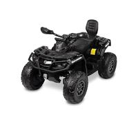 TOYZ - Coche eléctrico para niños - Vehículo Outlander a batería - Coche Todoterreno para niños de 3 a 8 años - Tres Modos de Velocidad - USB, AUX, Motor de 200 W - Negro