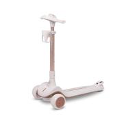 TOYZ - Patinete para niños a Partir de 3 años - Patinete Satura con Control de Equilibrio y Ruedas Luminosas - Manillar Ajustable y portabotellas - Patinete Infantil de Tres Ruedas - Blanco