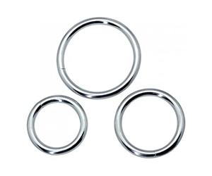 Toyz4Lovers Conjunto De 3 Anillos Para El Pene Metal Cock Rings Timeless 100 g