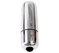 Toyz4Lovers Mini Vibrador Bullet Classics, Color Plateado - 1 Unidad