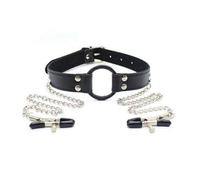 TOYZ4LOVERS Mordazas Morso con pinze Ring Gag